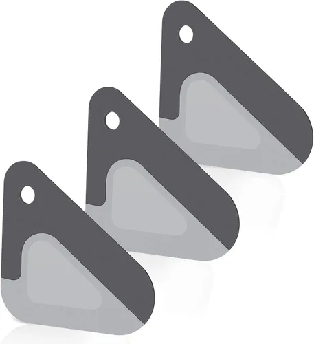 Vista 9 de Rascador de alimentos, raspador de platos 2 en 1, nailon y silicona, herramientas raspadoras de cocina para sartenes de hierro fundido, utensilios