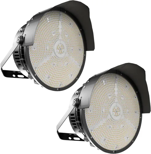 Vista 21 de Luz de inundación LED de 200 W para exteriores, 30000 lm, luz de estadio LED con fotocélula del anochecer al amanecer, IP65 AC100-277V iluminación