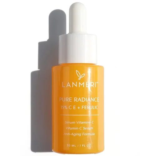 Vista 13 de Lanmeri Ceuticals 15% vitamina C + E + suero ferúlico: fórmula avanzada de defensa antioxidante con 1% de vitamina E y 0.5% ácido ferúlico, suero