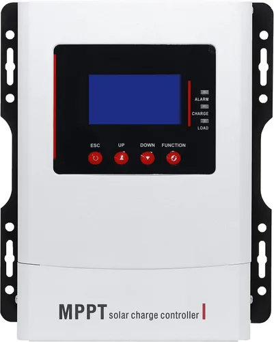 Vista 2 de Controlador de carga solar MPPT de 60 A, 12 V, 24 V, 36 V, 48 V, automático, pantalla LCD ajustable, regulador de panel solar fotovoltaico de 150 V