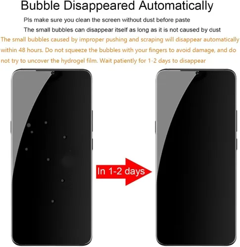 Vista 3 de Protector de pantalla de hidrogel para Google Pixel 10 Pro, película protectora de TPU flexible [vidrio no templado] [alta sensibilidad]