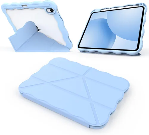 Vista 10 de Estuche para iPad de 10.ª generación de 10.9 pulgadas (2022), iPad (A16) de 11.ª generación de 11 pulgadas (2025) - con soporte para lápices Purpura