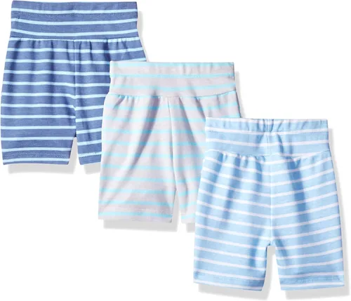 Vista 20 de Hanes Ultimate Baby Flexy - Pantalones cortos de punto ajustables, paquete de 3