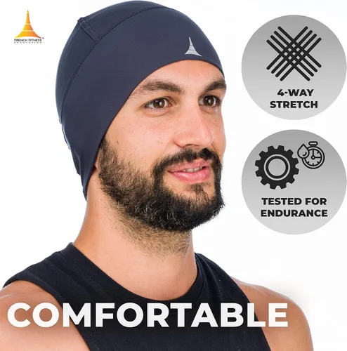 Vista 11 de Gorro para correr o forro para casco: máxima retención térmica y absorción de la humedad. Se ajusta debajo de cascos.