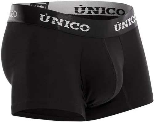 Vista 2 de Mundo Unico Bañador para hombre Algodón (Estados Unidos, Alpha, Mediano, Regular, Negro)