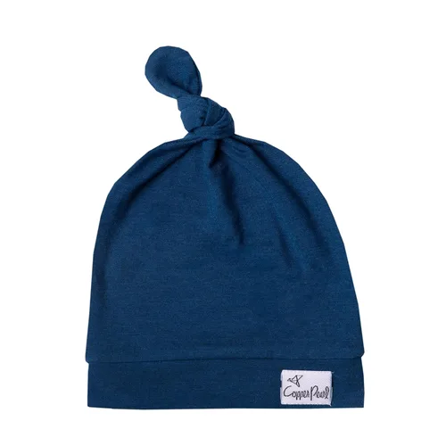 Vista 22 de Copper Pearl - gorro de bebé con nudo superior elástico suave