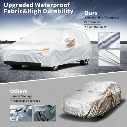 Vista 22 de GUNHYI - Funda para automóvil SUV de 7 capas, ajuste personalizado para BMW X1 (2010-2025), impermeable para todo tipo de clima, resistente