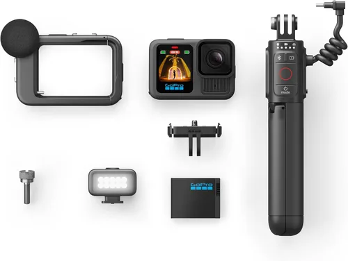Vista 5 de GoPro HERO13 Black Creator Edition - Incluye HERO13 Black, Volta (empuñadura de batería, trípode, control remoto), Media Mod, Light Mod, Batería