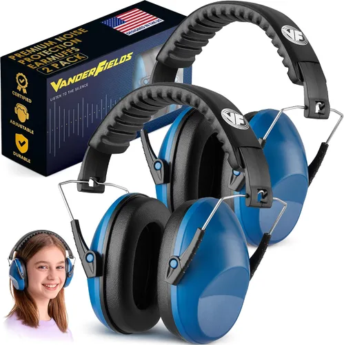 Vista 12 de Vanderfields Auriculares de Protección Auditiva - 26dB - Protección Auditiva para Tiro de Rango - Orejeras con Cancelación de Ruido para Adultos 2