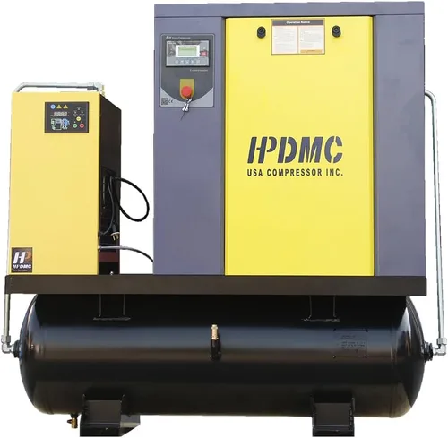 Vista 7 de Compresor de aire rotatorio 230V-3Ph 81CFM 125psi del tornillo