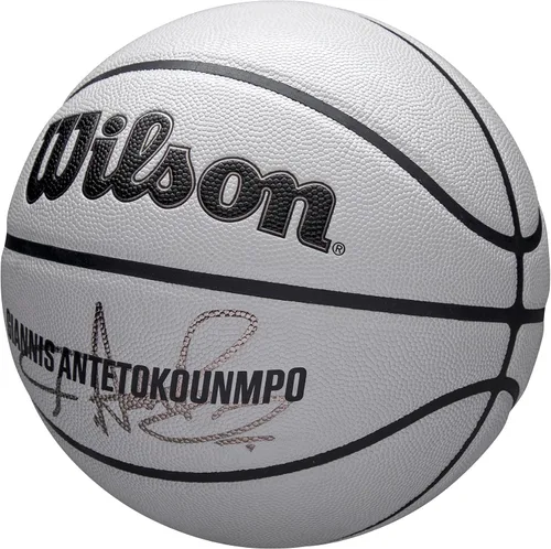 Vista 2 de WILSON NBA Player Icon UV Baloncesto – Giannis Antetokounmpo, tamaño 7-29.5 pulgadas