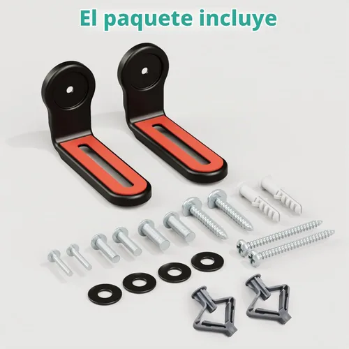 Vista 5 de WALI Soporte de pared para altavoz de canal central, soporte de pared universal para barra de sonido con capacidad para hasta 33 libras, los brazos