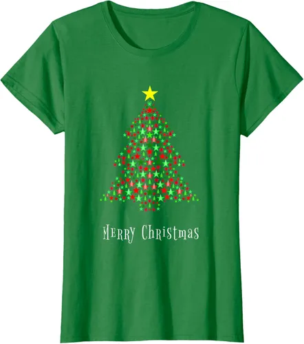 Vista 40 de Celebración del árbol de Navidad - Feliz Navidad - Camiseta de Navidad
