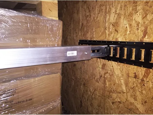 Vista 4 de DC Cargo Mall E-Track - Barras de carga ajustables para camiones de 93 a 102 pulgadas (paquete de 2) barras de carga inquebrantables para remolques