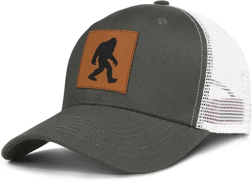 Vista 15 de Mens Hat Snapback Trucker Hats Outdoor Gifts for Men Dad Husband Father's Day Leather Pattern Baseball Cap Cs1012 Pie Grande-00