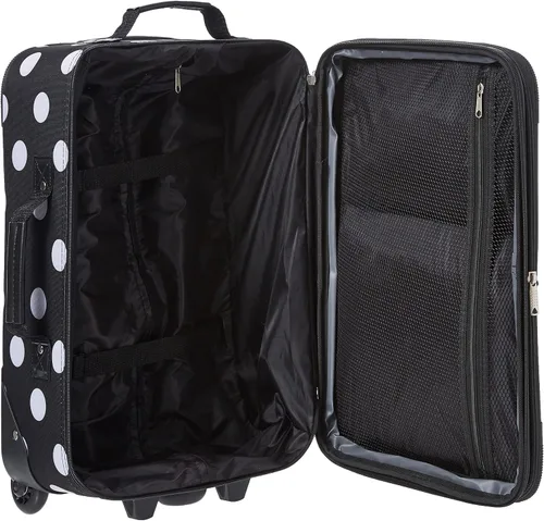 Vista 218 de Rockland, juego de equipaje de dos piezas, Carbón), F102