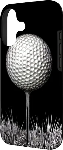 Vista 2 de Funda para iPhone 17 con pelota de golf en camiseta para jugadores de golf