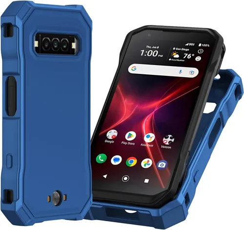 Vista 9 de Ailiber Funda para Kyocera DuraForce Pro 3, con protector de pantalla, protección de estructura de doble capa, esquinas a prueba de golpes