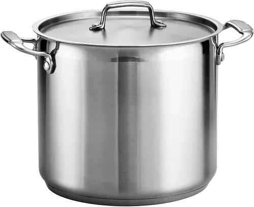Vista 11 de Tramontina Olla gourmet de acero inoxidable de 6 cuartos de galón con tapa y colador