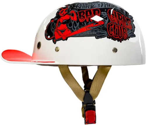 Vista 13 de Gorra de béisbol ligera, medio casco para adultos, aprobado por DOT, para hombres y mujeres, casco retro de 3/4 de cara abierta, diseño fresco