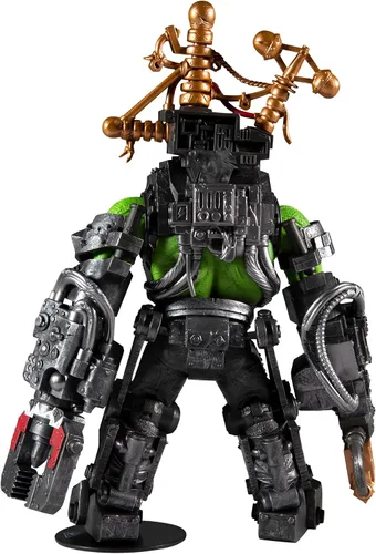 Vista 4 de Warhammer 40,000 Ork Big Mek Mega figura de acción con accesorio