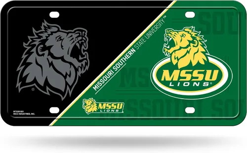 Vista 57 de NCAA etiqueta de metal para auto, negro