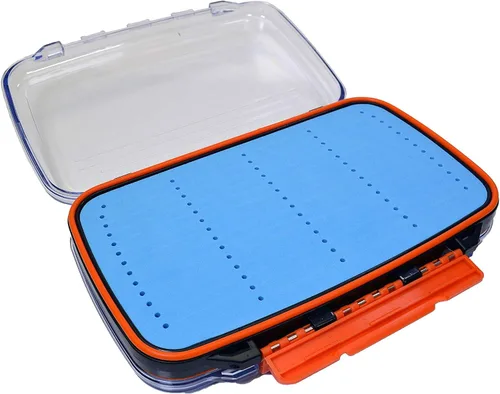 Vista 3 de Caja de moscas impermeable de doble cara para ninfas y serpentinas
