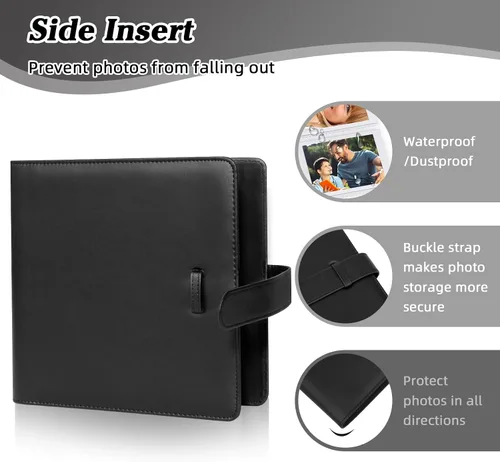 Vista 4 de Álbum de fotos instantáneas de 360 bolsillos para Fujifilm Instax Mini 12 11 9 8+ 8 99 40 EVO LiPlay película instantánea, compatible con cámaras