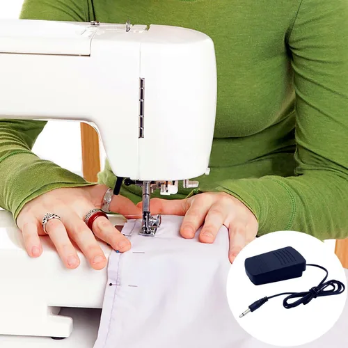 Vista 6 de Mini pedal de pie para máquina de coser de 4.9 ft, interruptor de pie para máquina de coser momentánea para el hogar, controlador de pedal operado