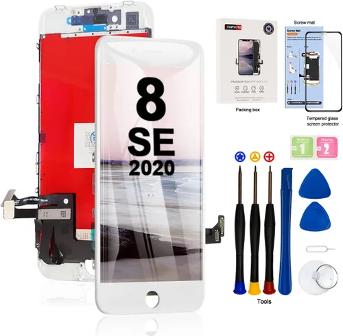 Vista 27 de EFAITHFIX para iPhone 7 Plus reemplazo de pantalla LCD negra de 5.5 pulgadas, conjunto de marco de visualización LCD, pantalla táctil 3D