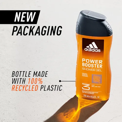 Vista 2 de Adidas Gel de ducha Power Booster 8.5 fl oz