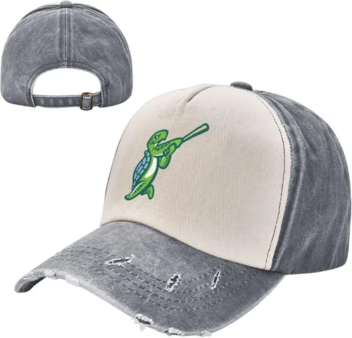 Vista 3 de Daytona Tortugas Original Classic Low Profile Cotton Hat Distressed Baseball Cap Adjustable Dad Hat for Men Women