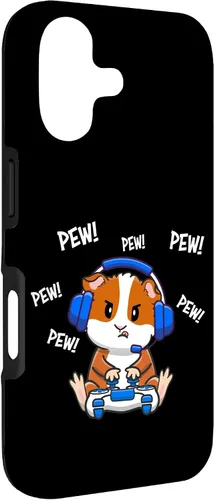 Vista 3 de Girls Boys Wheek Merch Kids Video Gamer Guinea Pig Lover Case for iPhone 17