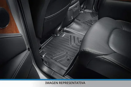 Vista 4 de SMARTLINER Alfombrillas de piso Juego de revestimientos de 3 filas Compatible con Ford Expedition 2011-2017