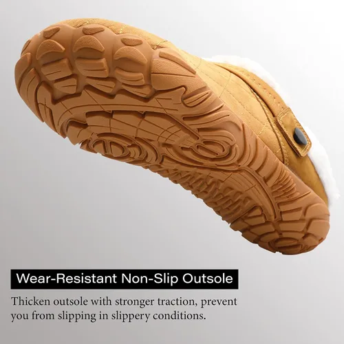 Vista 6 de Besroad - Pantuflas mullidas para mujer y hombre, esponjosas, cómodas, de espuma viscoelástica, para dormitorio