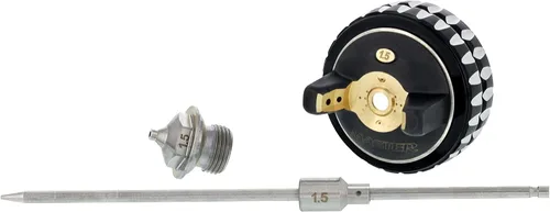 Vista 4 de Juego de aguja, boquilla de fluido y tapa de aire de 0.06 pulgadas (0.051 in) – Compatible con pistola de pulverización HVLP de alto rendimiento