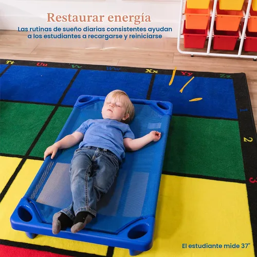 Vista 3 de ECR4Kids Streamline - Cuna lista para montar, tamaño infantil, paquete de 6