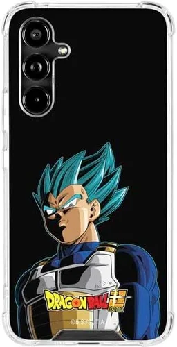 Vista 8 de Skinit Funda transparente compatible con Galaxy A54 5G, diseño oficial de Dragon Ball Super Goku Negro - DBZSPR04