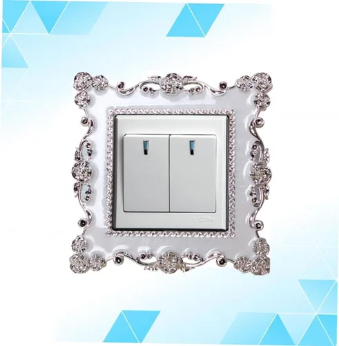 Vista 9 de Housoutil 3 unids Enchufe Pegatinas Hada Pared Calcomanías Jackbox Socket Surround Pegatinas Eléctrica Toma de corriente Etiqueta de Pared de Encaje