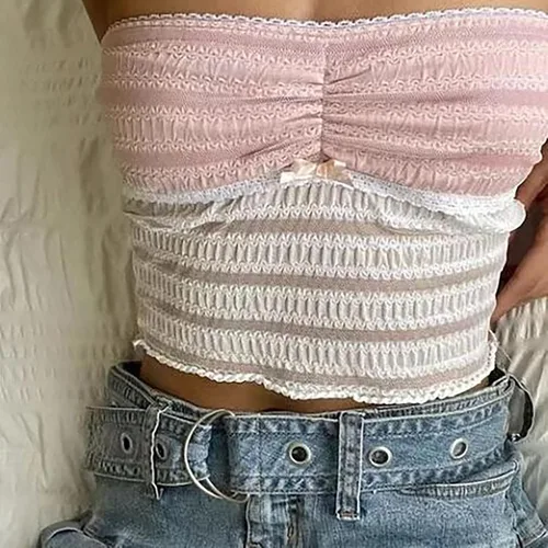 Vista 5 de Bra with Thick Back Band Transparent Bra Straps Clear Back Strapless Bra Sleep T Shirt Best Prime Deal Lightly Lined P