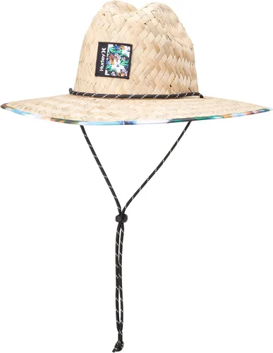 Vista 5 de Hurley Men's Straw Hat - Channel Islands Lifeguard Straw Sun Hat