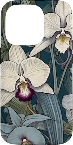 Vista 17 de Funda de flores de orquídea de jardín botánico para iPhone 17