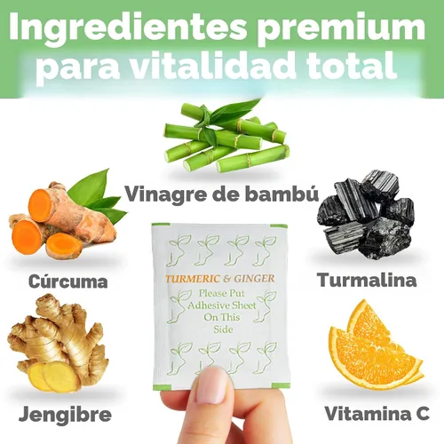 Vista 4 de Dr. Entre's Foot Pads: Paquete de 20 almohadillas de cúrcuma y jengibre premium para sentirse mejor, dormir mejor y aliviar el estrés Parches