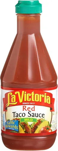 Vista 8 de Salsa para Tacos Roja La Victoria, Suave, 15 Onzas