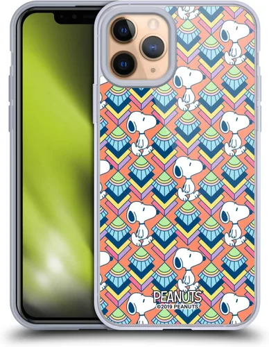 Vista 54 de Head Case Designs Snoopy Deco Dreams - Funda de gel suave con licencia oficial de Peanuts Blue Pattern compatible con Apple iPhone 7 Plus/iPhone 8