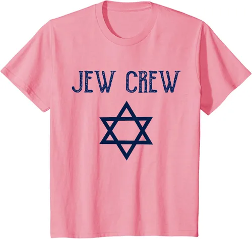 Vista 69 de Camiseta Jew Crew Jewish Star, gris, S