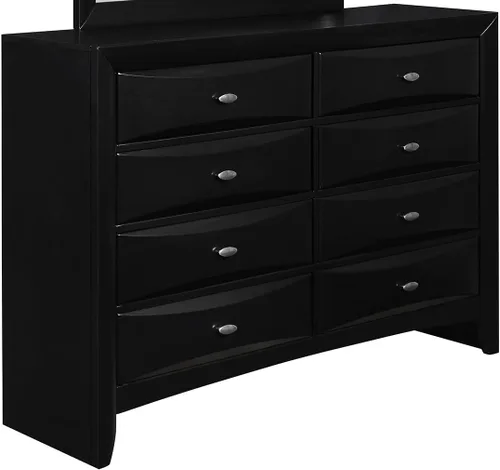 Vista 4 de Global Furniture tapizado, Madera Negro