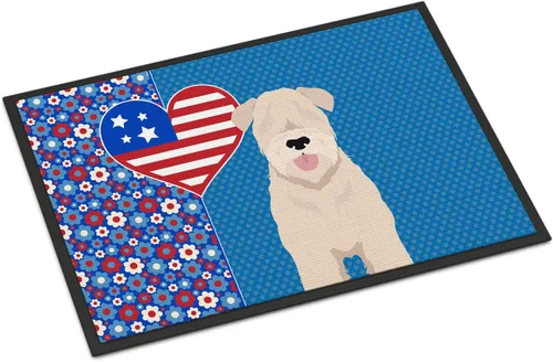 Vista 7 de Caroline's Treasures WDK5119JMAT Airedale Terrier USA - Tapete para interiores o exteriores, 24 x 36 pulgadas, tapete para puerta delantera