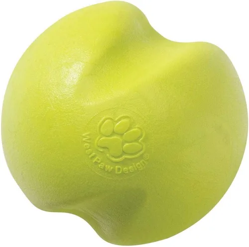 Vista 5 de West Paw, Juguete en forma de balón para perro, masticable y resistente, diseño Jive Zogoflex, Verde agua
