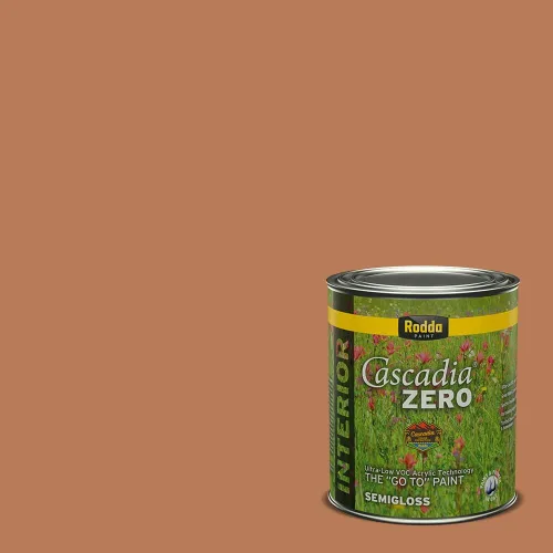 Vista 124 de Rodda Paint CASCADIA ZERO - Pintura plana e imprimación para interiores en uno, cuarto de galón, crema de ballet